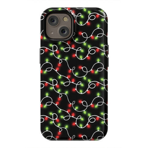 Christmas Lights Pattern Phone Case